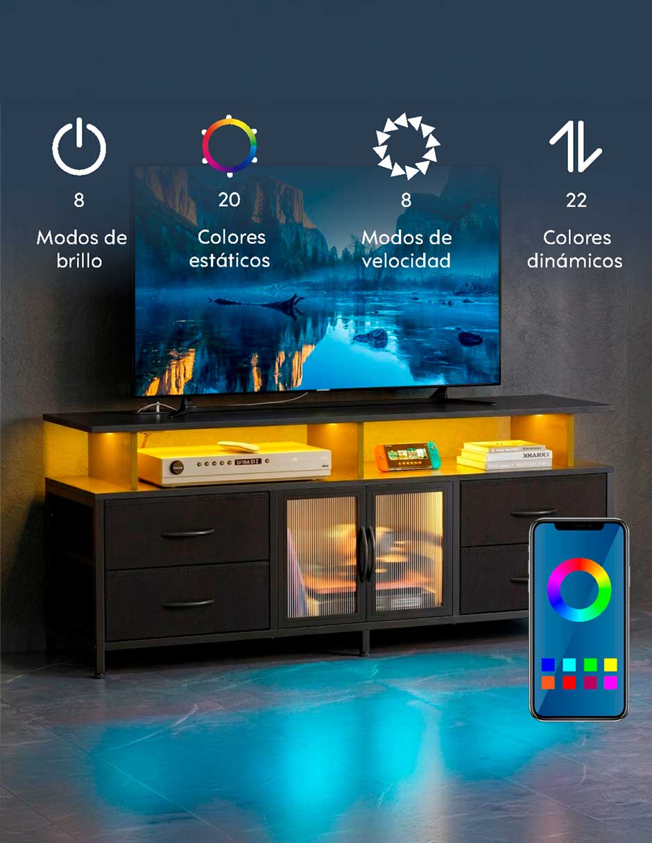 Mueble de tv armable de MDF 6