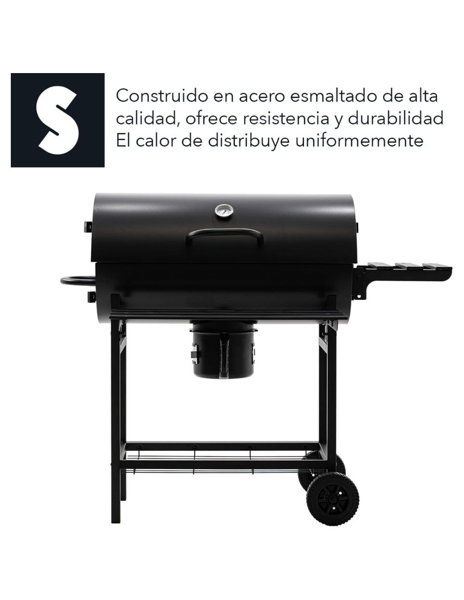 Asador carbón de acero 6
