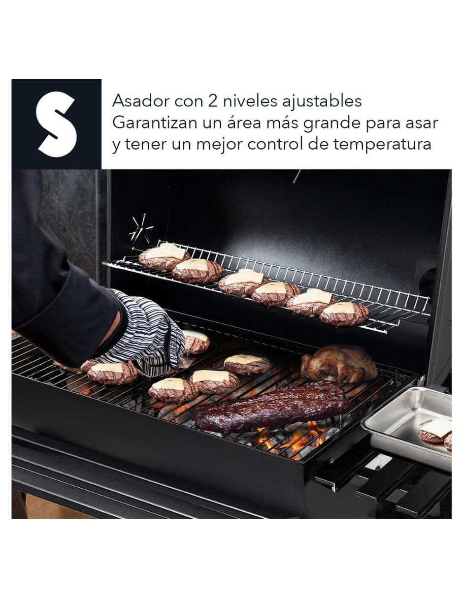 Asador carbón de acero 3