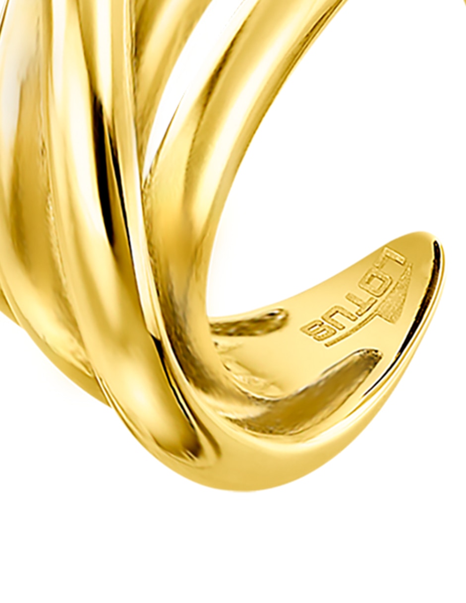 Anillo lotus style steel rings brillante 4