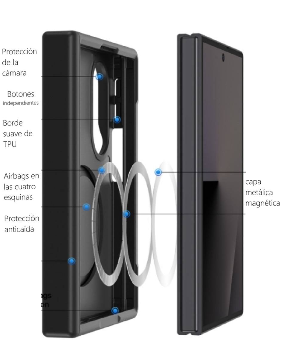 Funda para Samsung Galaxy Z Fold8 Genérica de TPU