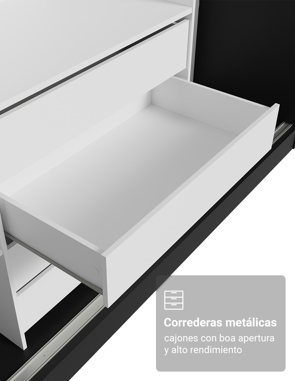 Ropero armable Madesa 10638N1E de MDF 10