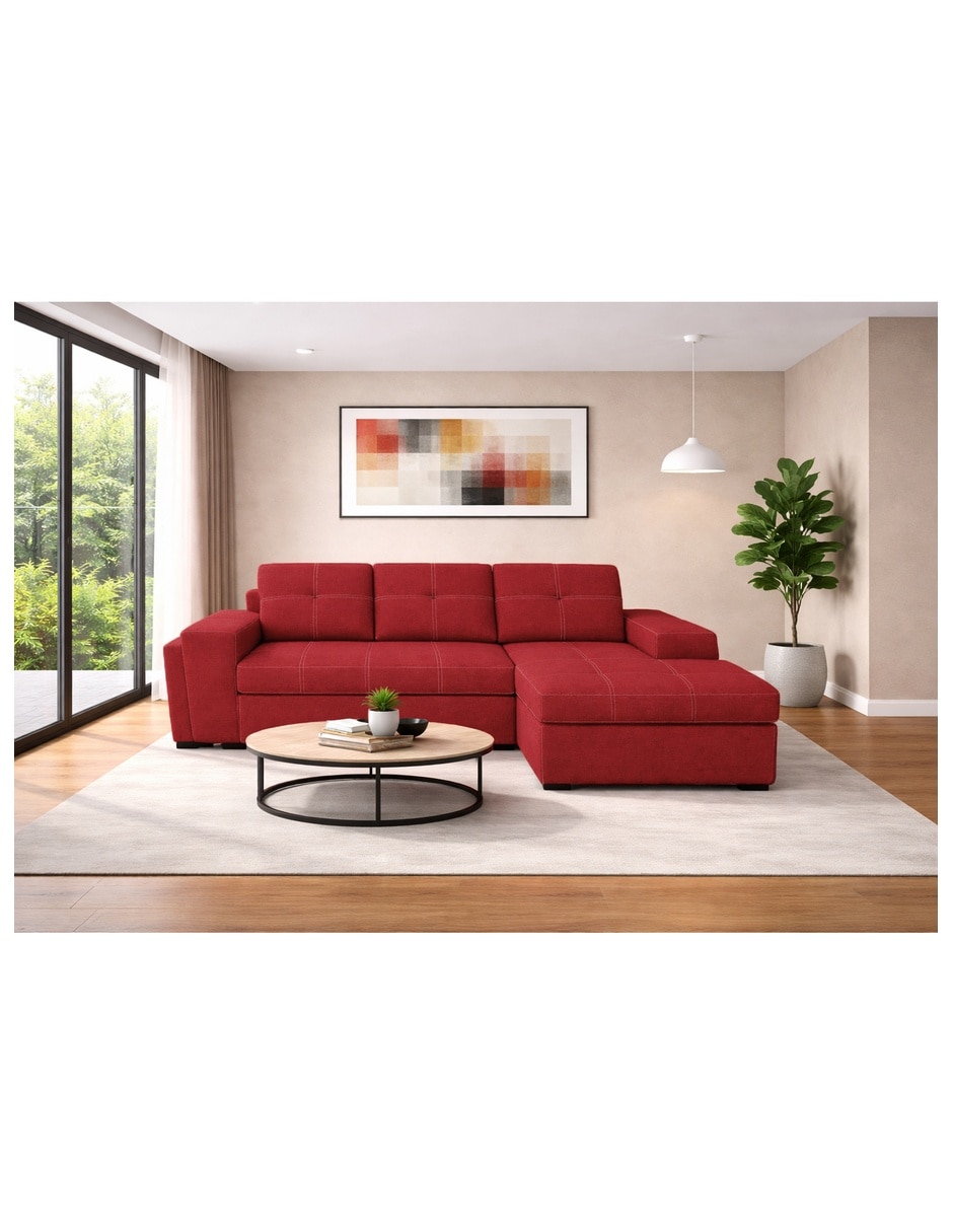 Sala modular derecha de lino 3
