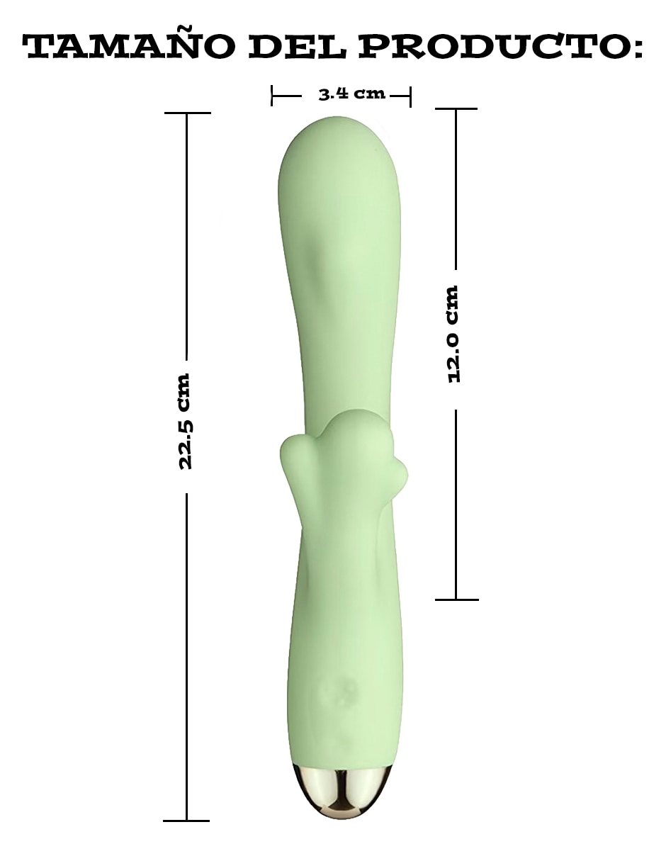 Vibrador para clítoris y punto G Lusty 8