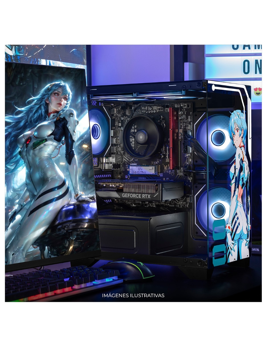 Computadora gamer AMD Ryzen 7 NVIDIA GeForce RTX 5060 Ti 16 GB RAM 1 TB 5