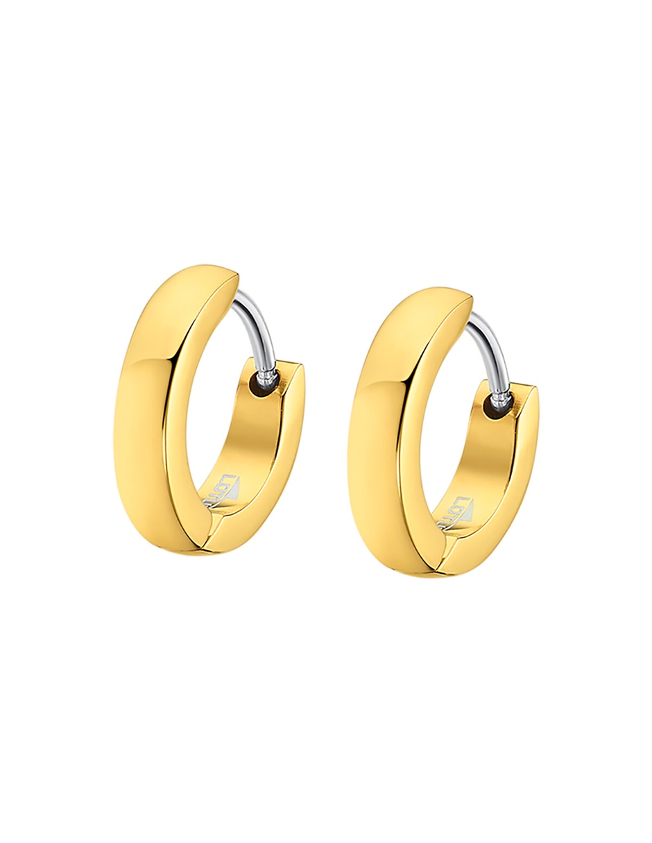 Arracadas lotus style men's earrings con acabado brillante Arracadas lotus style men's earrings con acabado brillante