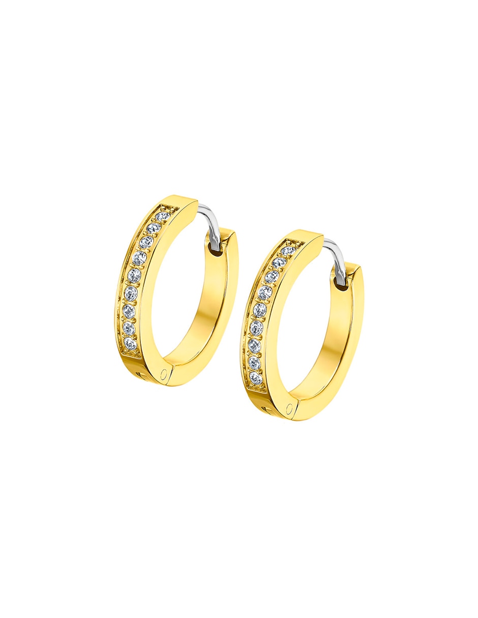Arracadas urban woman con acabado brillante zirconia cúbica Arracadas urban woman con acabado brillante zirconia cúbica