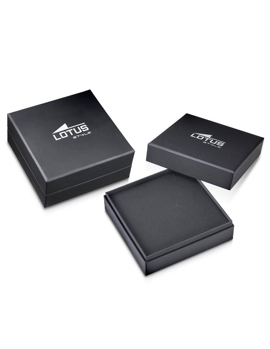 Arracadas lotus style urban woman con acabado brillante zirconia cúbica 4
