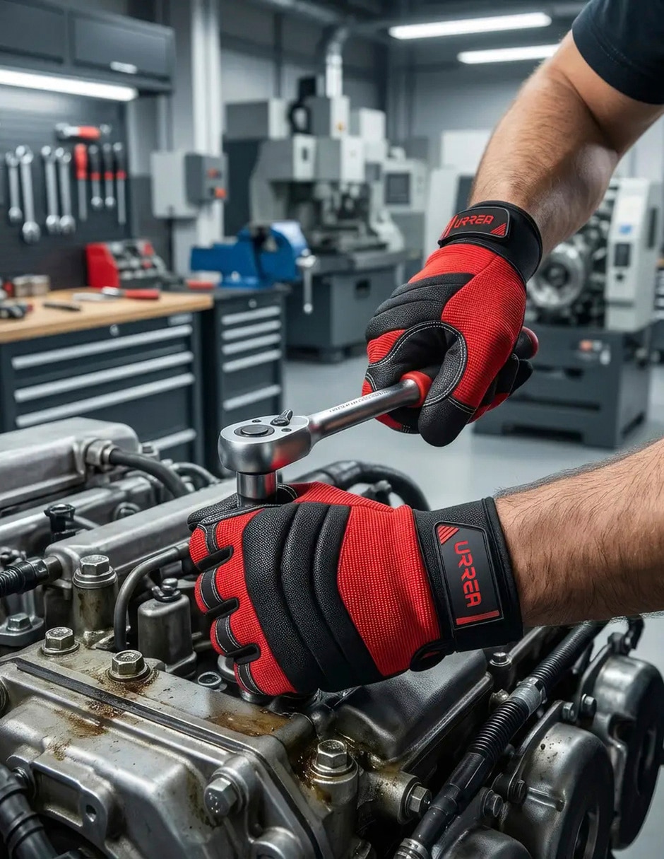Guantes de mecánico unisex 4