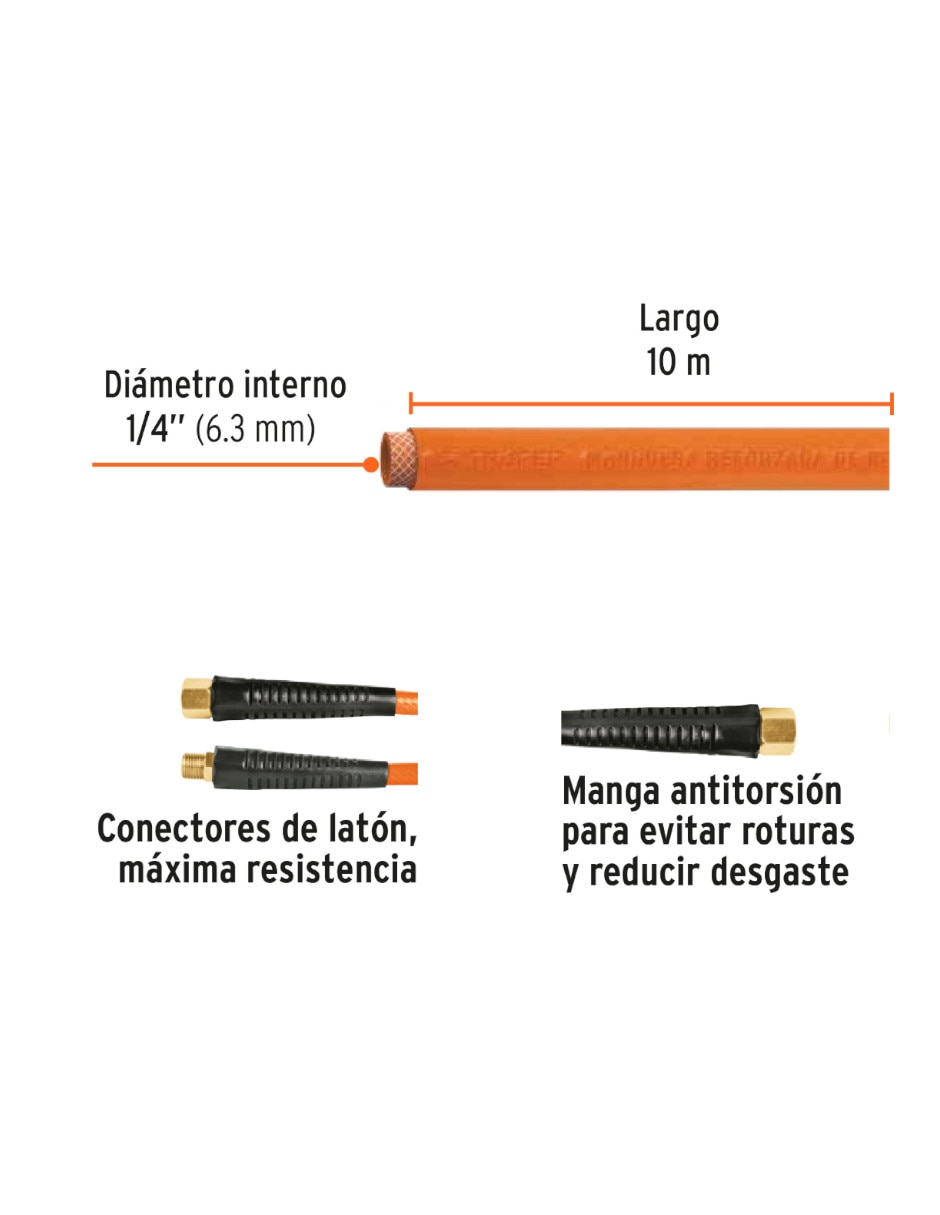 Manguera 10 m 2