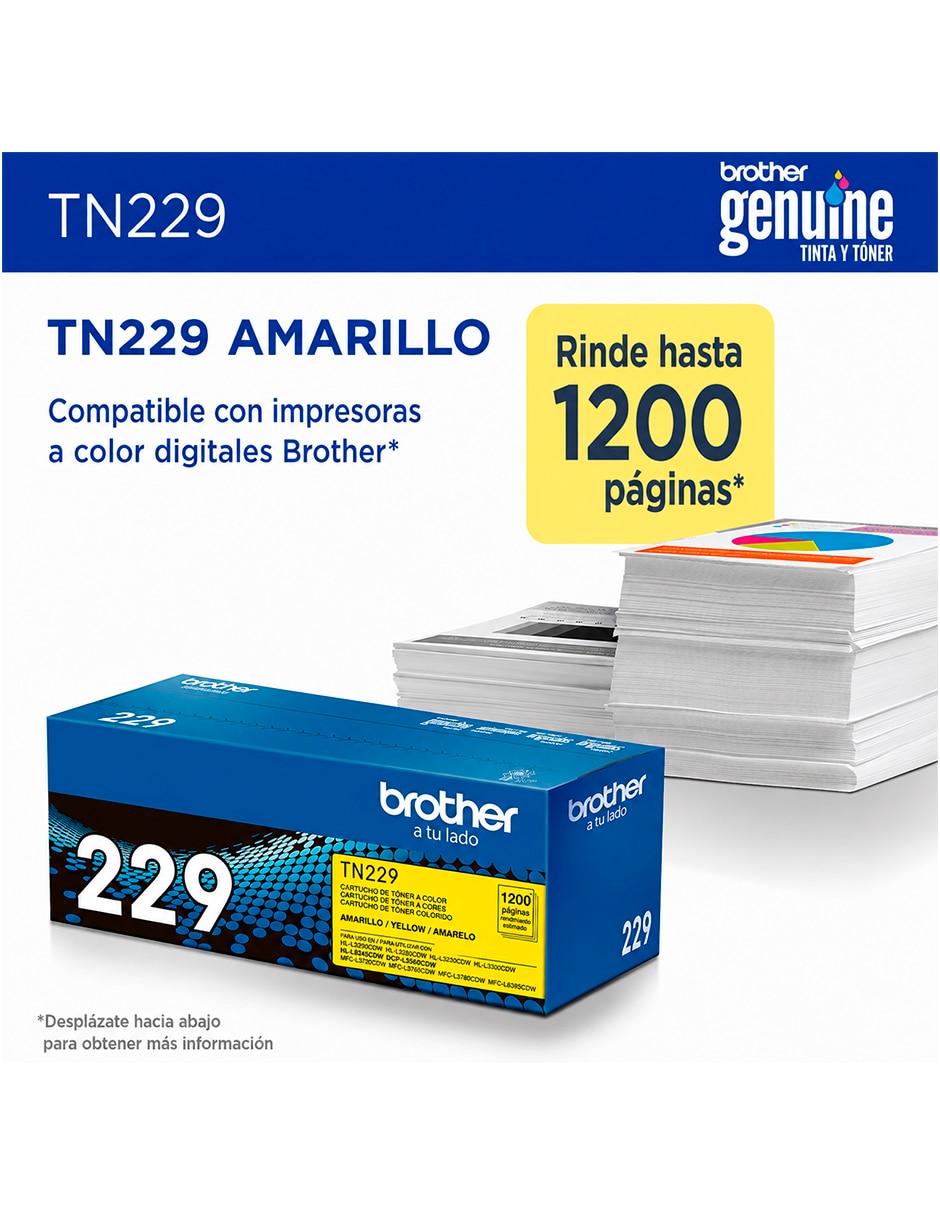 Cartucho tóner original Brother TN229