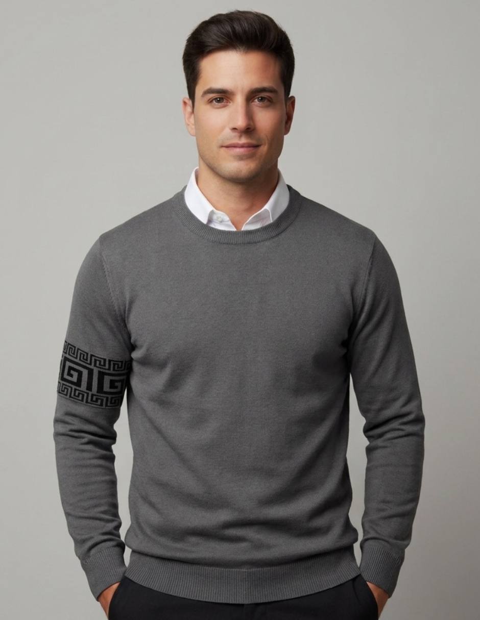 Suéter cuello redondo para hombre Suéter cuello redondo para hombre