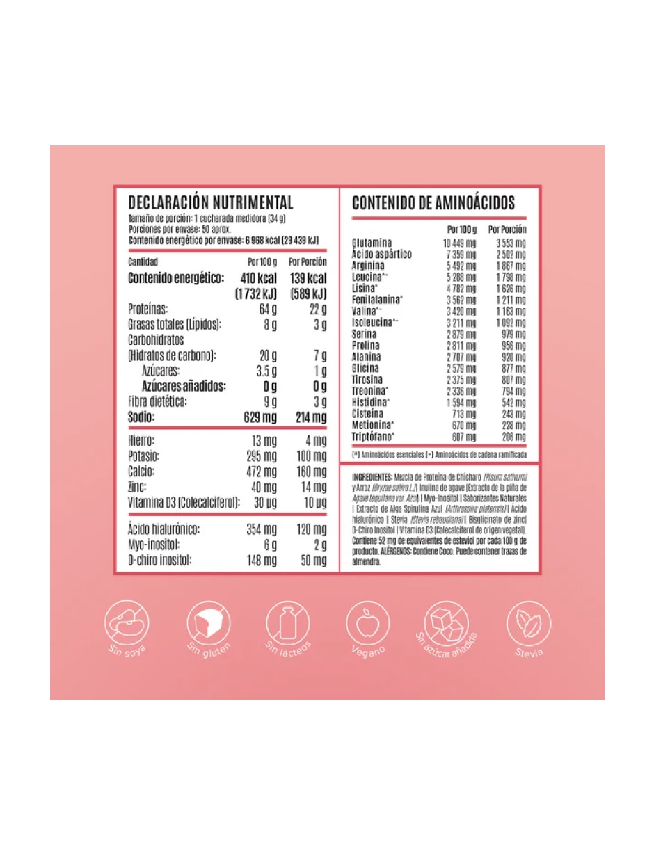 Proteina Vegetal Fitmingo Blueberry de 1.7 kg 5