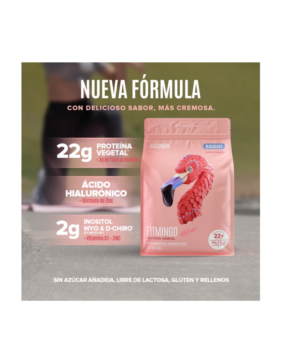 Proteina Vegetal Fitmingo Blueberry de 1.7 kg 2