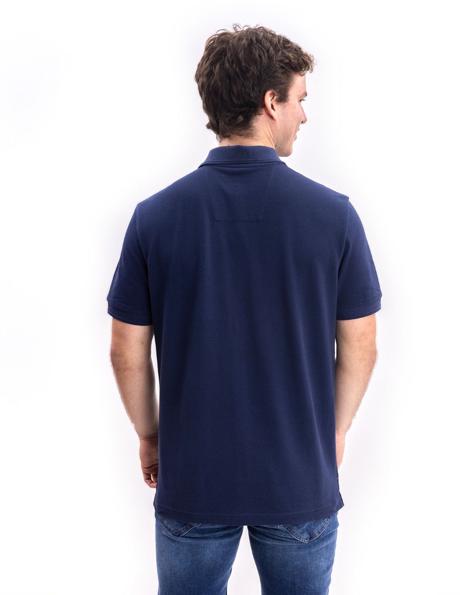 Playera nautica jeans cuello polo para hombre