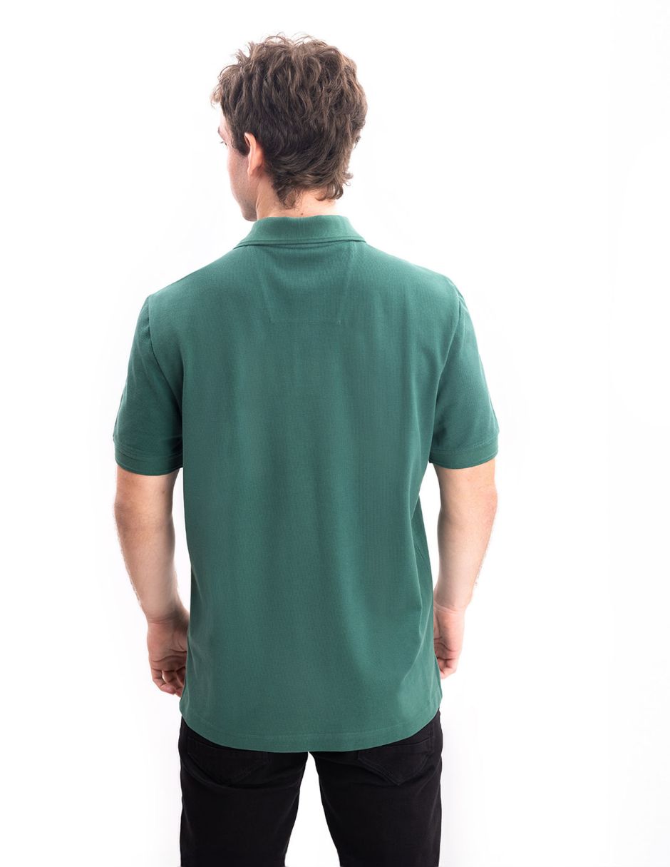 Playera nautica jeans cuello polo para hombre