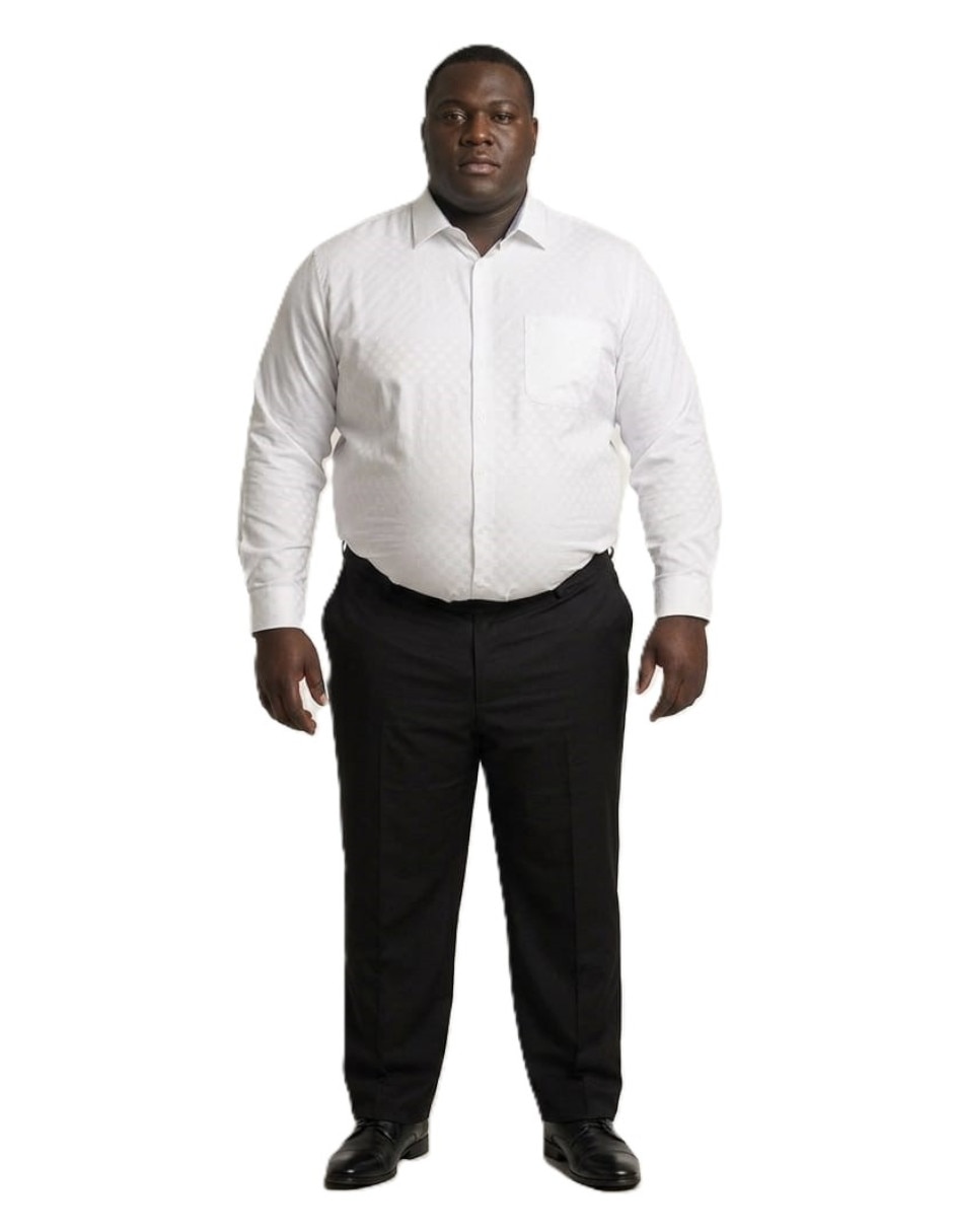 Camisa casual michel blanc manga larga para hombre