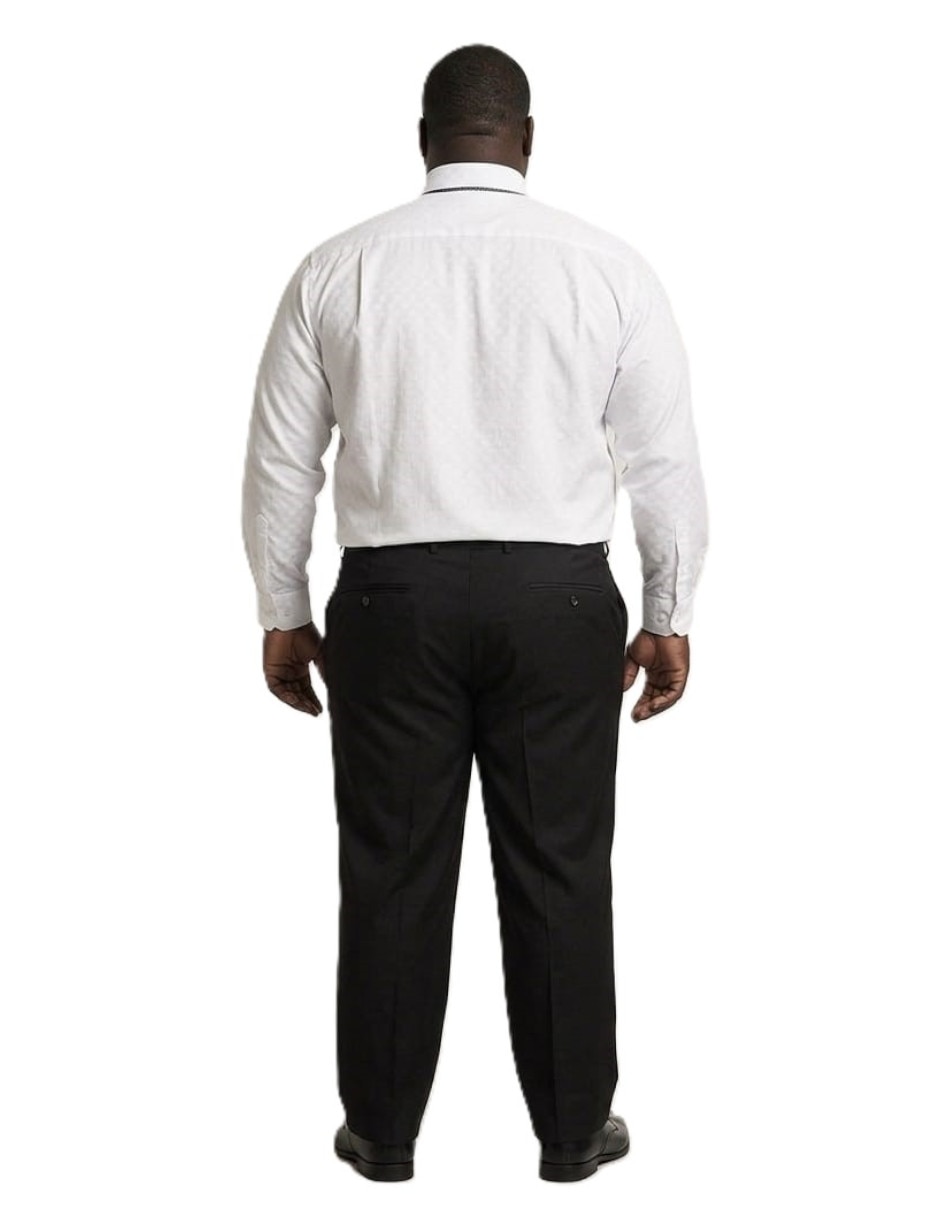 Camisa casual michel blanc manga larga para hombre