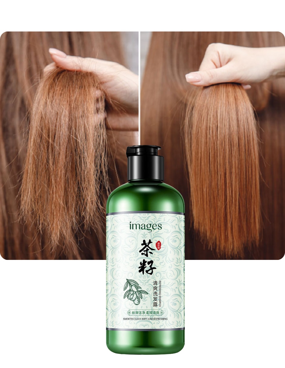 Shampoo para cabello graso semillas de Té verde 2