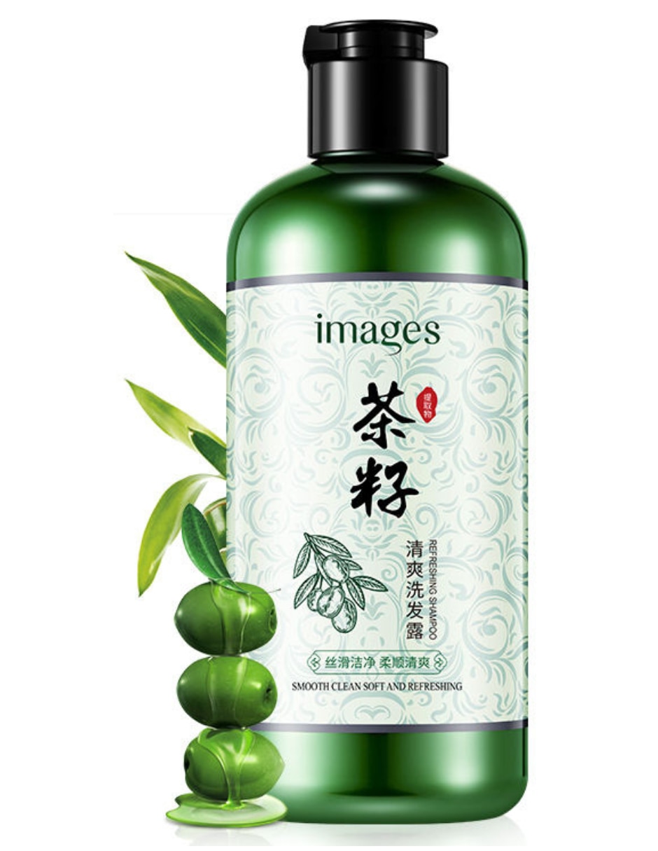 Shampoo para cabello graso semillas de Té verde 3