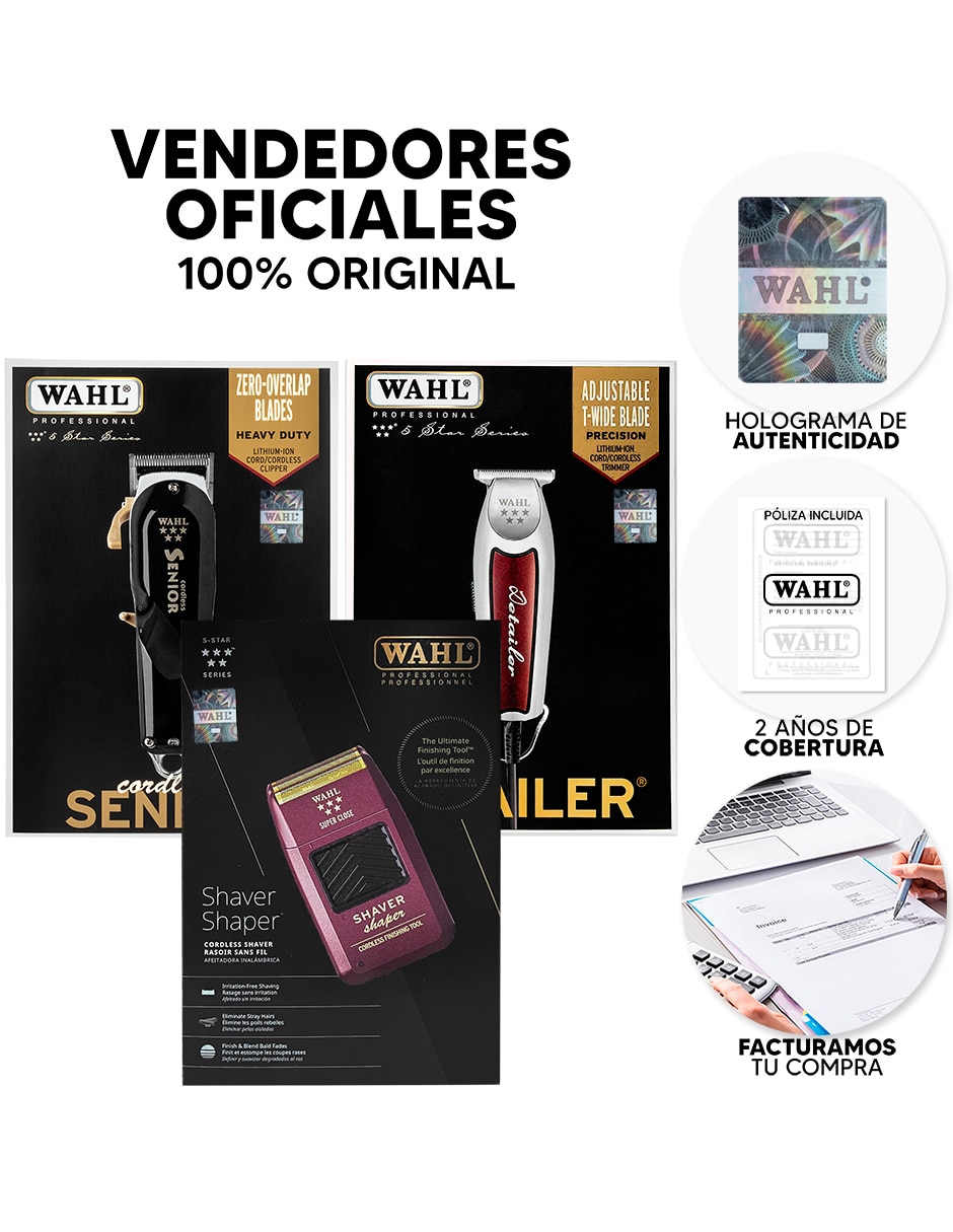 Recortadora para cabello, barba y cuerpo Senior 8545 + Detailer 8081 + Shaver 8061 15