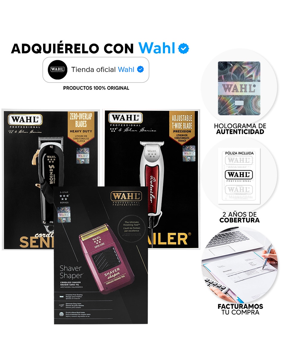 Recortadora para cabello, barba y cuerpo Senior 8545 + Detailer 8081 + Shaver 8061 11