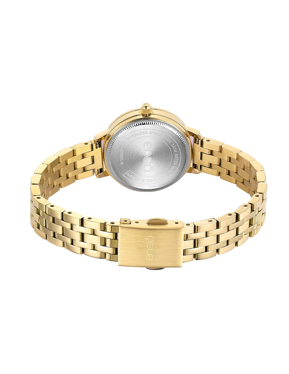 Reloj pulsera enso crystal halo para mujer ew263l18 3