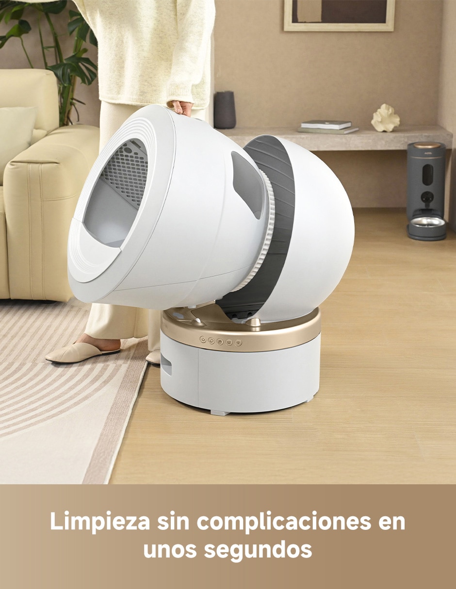 Arenero automático Mova MeowgicPod LB10 Prime capacidad de 6.5 L 3