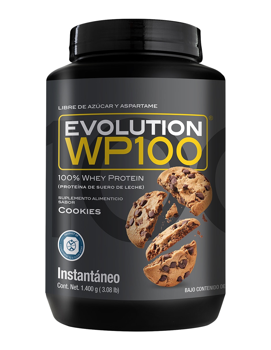 Proteina Evolutión WP100 Cookies con proteína sabor Galleta de 1400 gr Proteina Evolutión WP100 Cookies con proteína sabor Galleta de 1400 gr