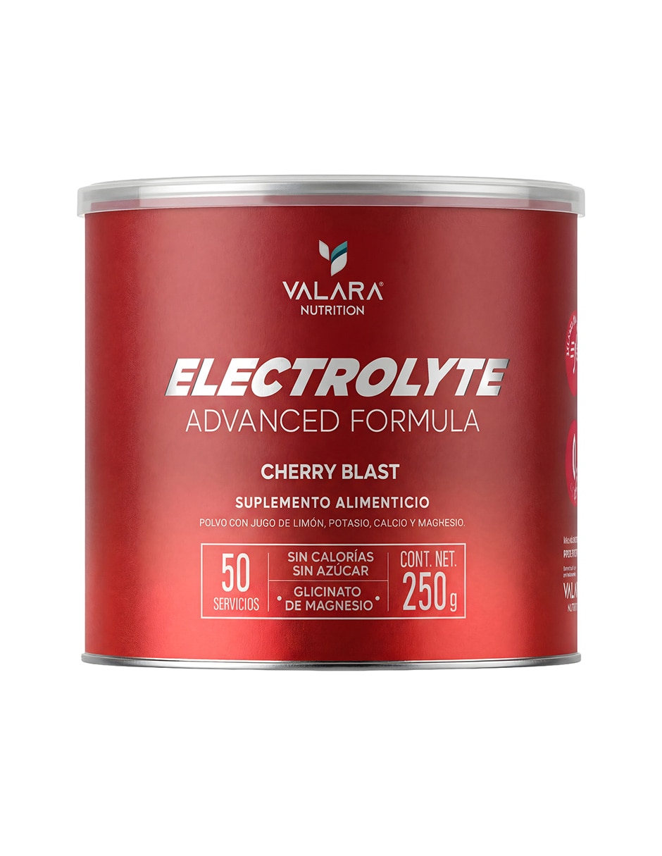 Electrolitos Valara Nutrition sabor cereza de 250g