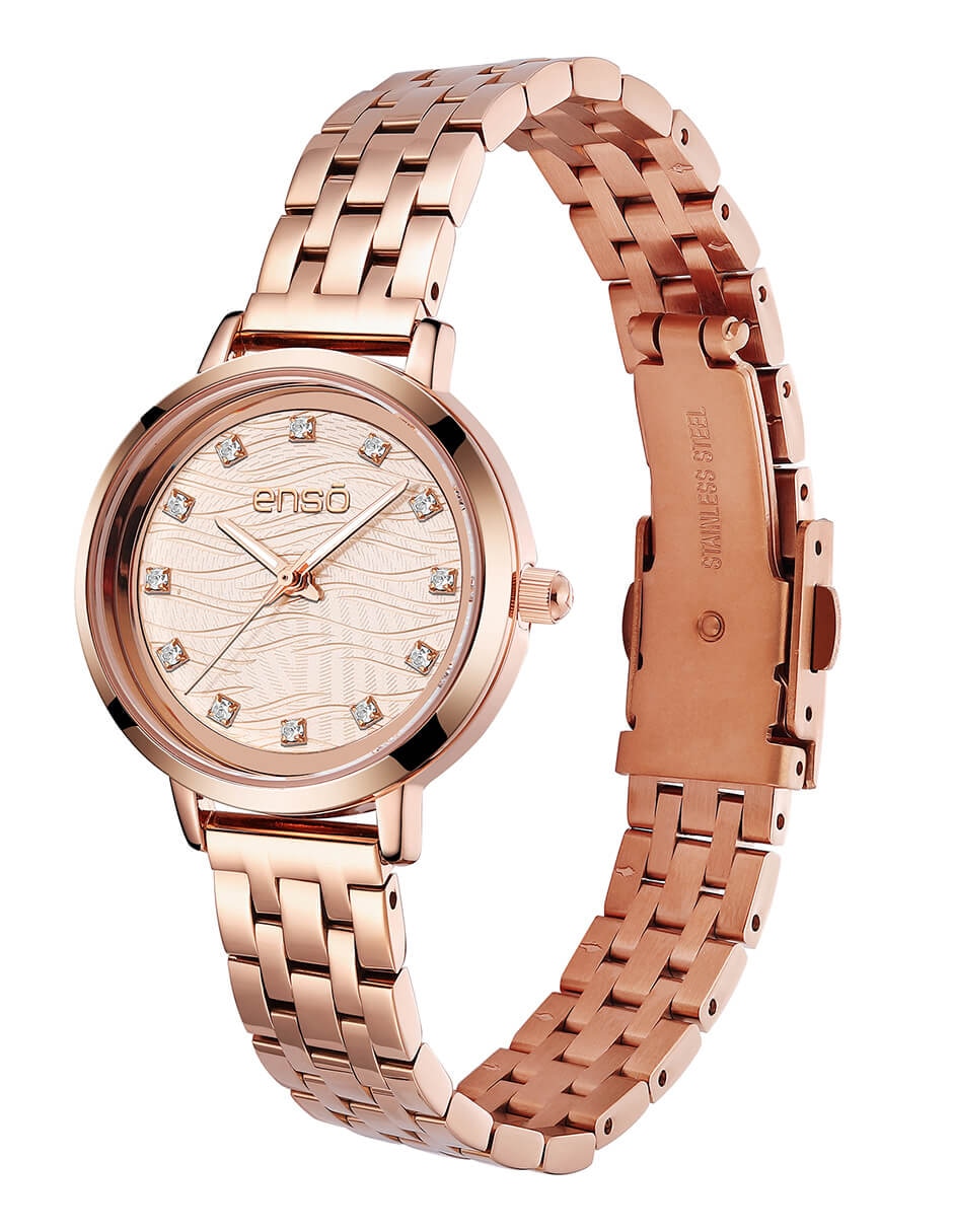 Reloj pulsera enso crystal halo para mujer ew263l19