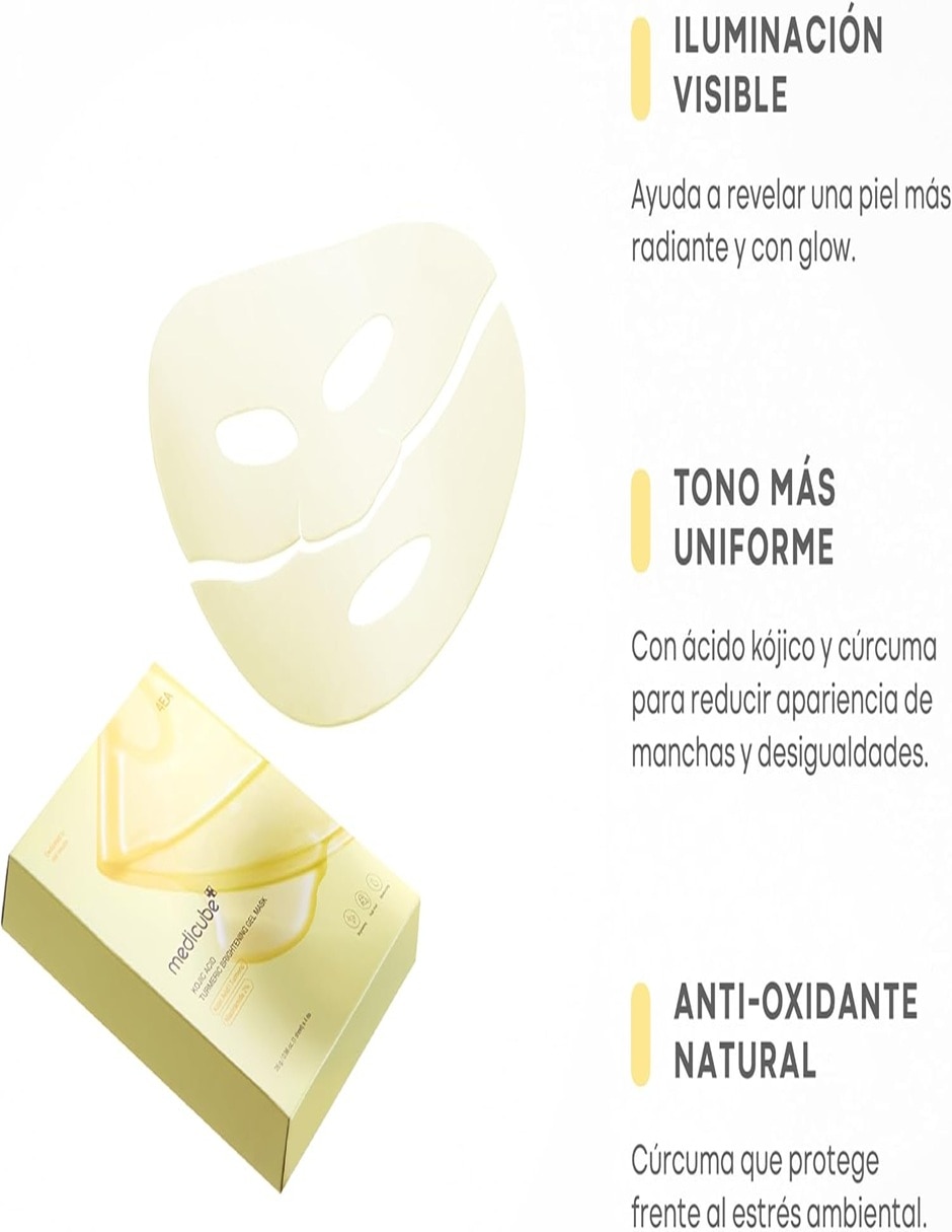 Set protector solar FPS 50+ Pore + Dark Spot Brightening Care Sunscreen SPF50 + Mascarilla cúrcuma y ácido kójico