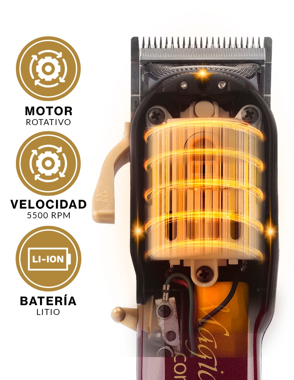 Recortadora de barba y bigote Magic Clip Cordless 8148 + Detailer Li 8171 + Vanish 8173-700 13