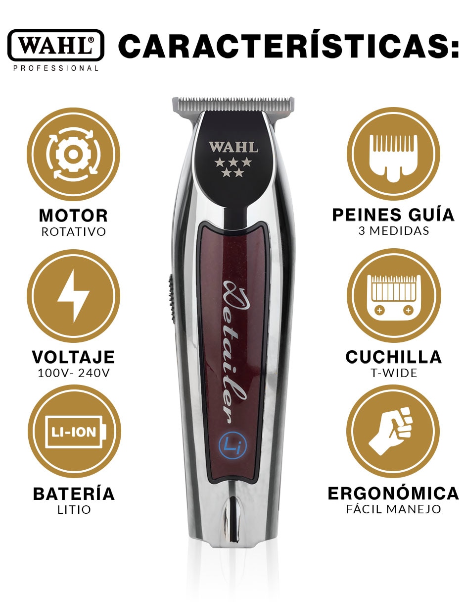 Recortadora de barba y bigote Magic Clip Cordless 8148 + Detailer Li 8171 + Vanish 8173-700