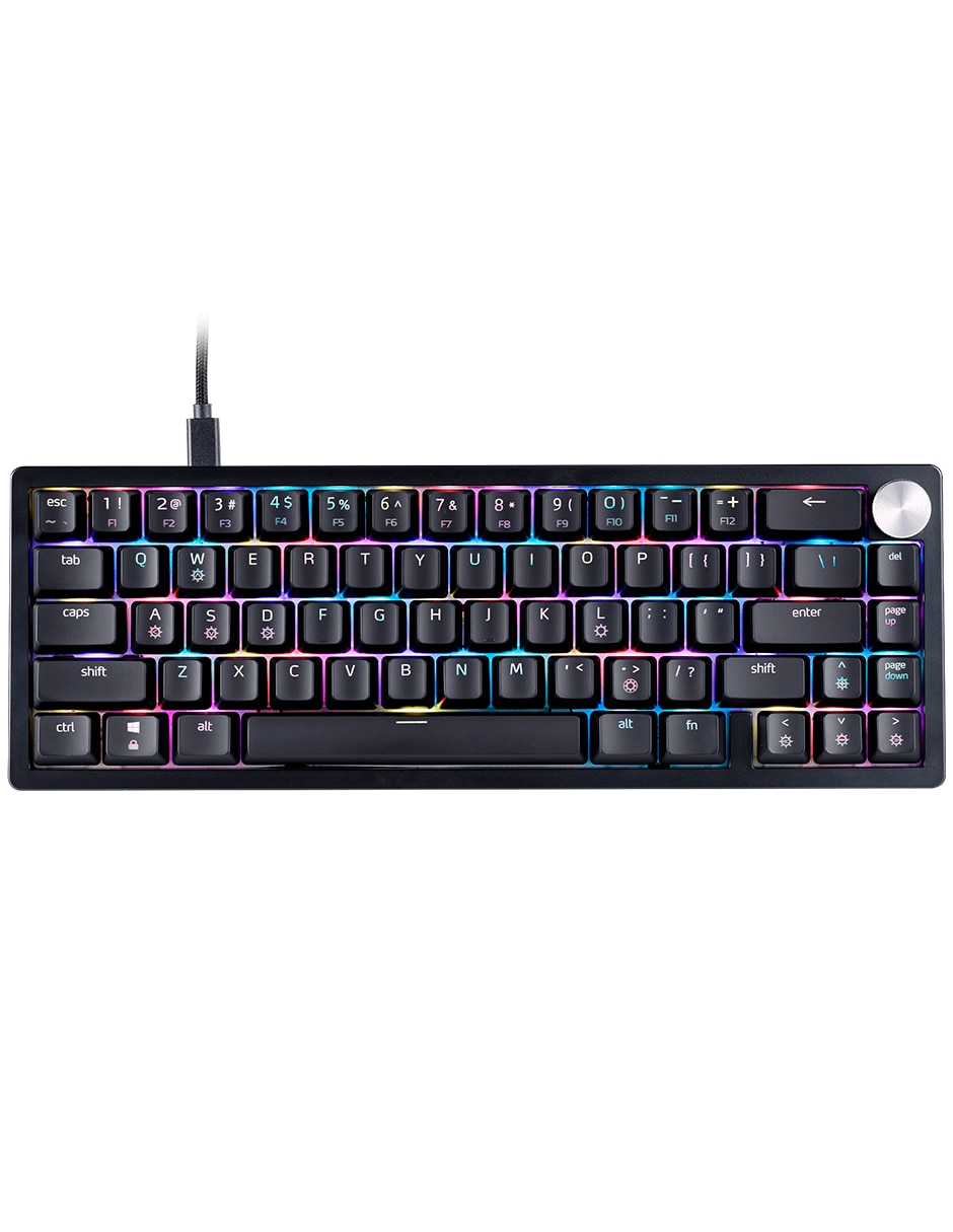 Teclado gamer USB-C QWERT inglés con interruptor Lineal (Red, Black) SORCERER MINI Teclado gamer USB-C QWERT inglés con interruptor Lineal (Red, Black) SORCERER MINI