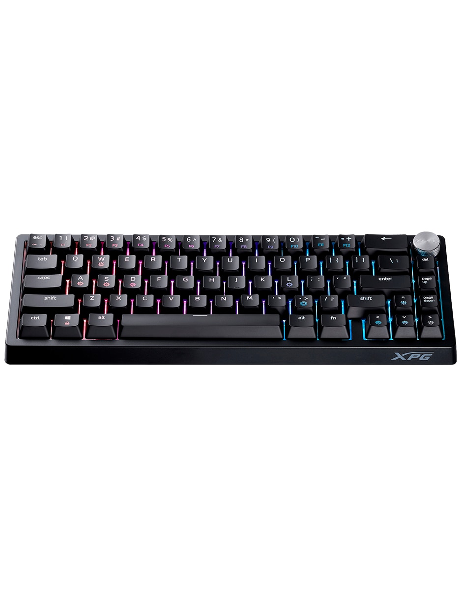 Teclado gamer USB-C QWERT inglés con interruptor Lineal (Red, Black) SORCERER MINI 3