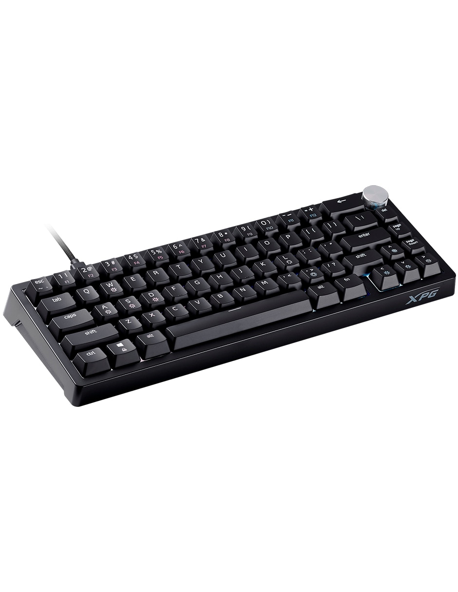 Teclado gamer USB-C QWERT inglés con interruptor Lineal (Red, Black) SORCERER MINI 6