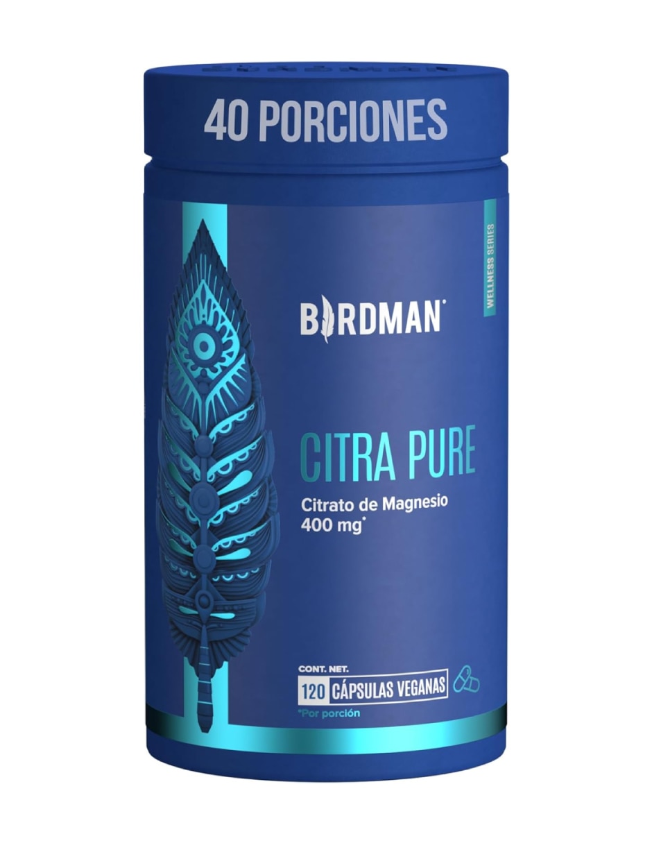 Citrato de magnesio citra pure 120 cápsulas Citrato de magnesio citra pure 120 cápsulas
