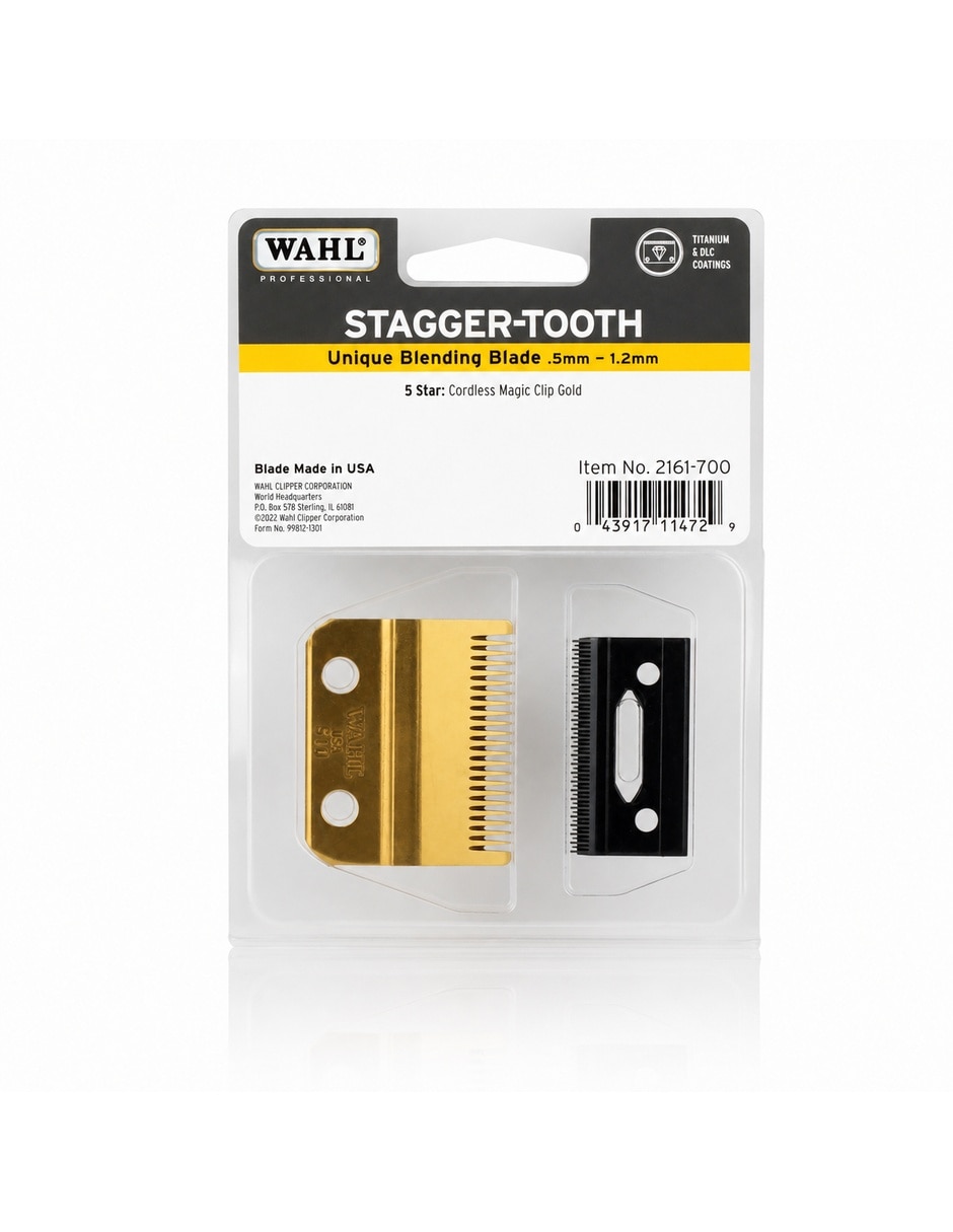 Recortadora de cabello Magic Clip Black + 2161-700 Gold 10