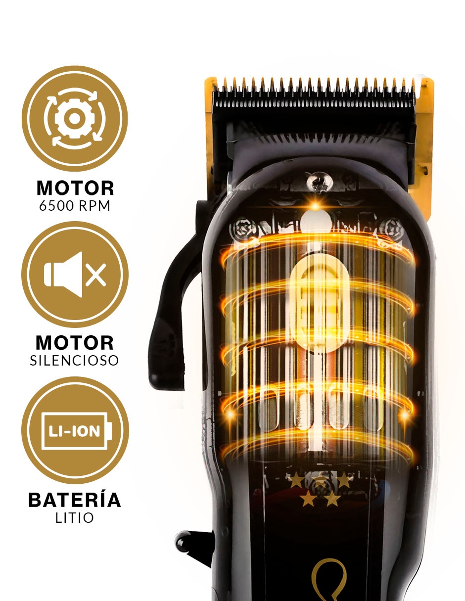 Recortadora de cabello Magic Clip Black + 2161-700 Gold 14