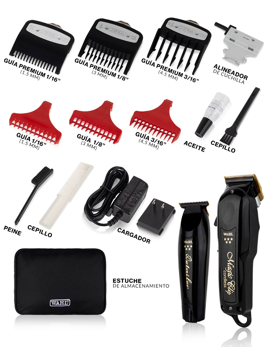 Recortadora de cabello Magic Clip Cordless 8591L1 + Aceite 3310 8