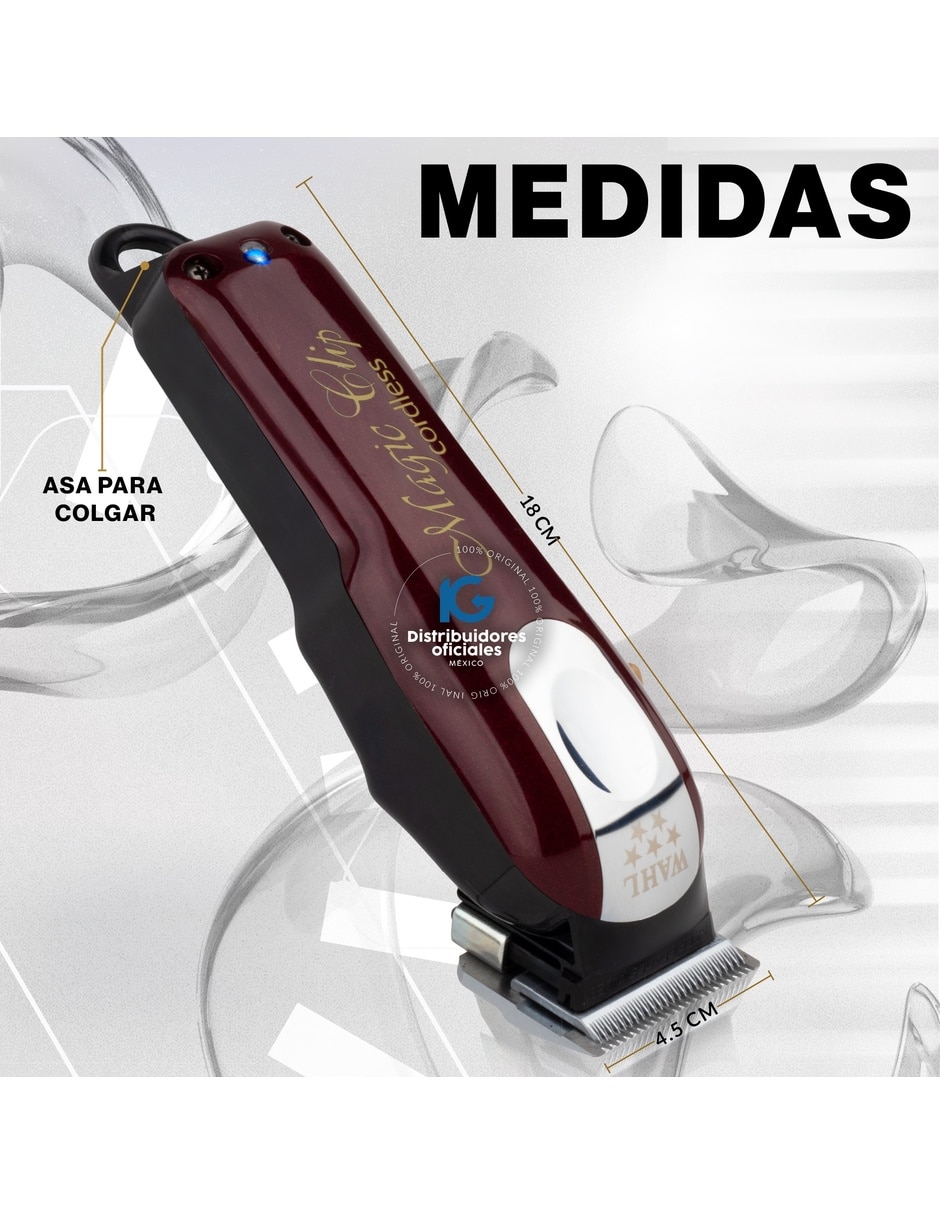Recortadora para cabello barba y cuerpo Magic Clip Cordless + Shaver Five Star 10