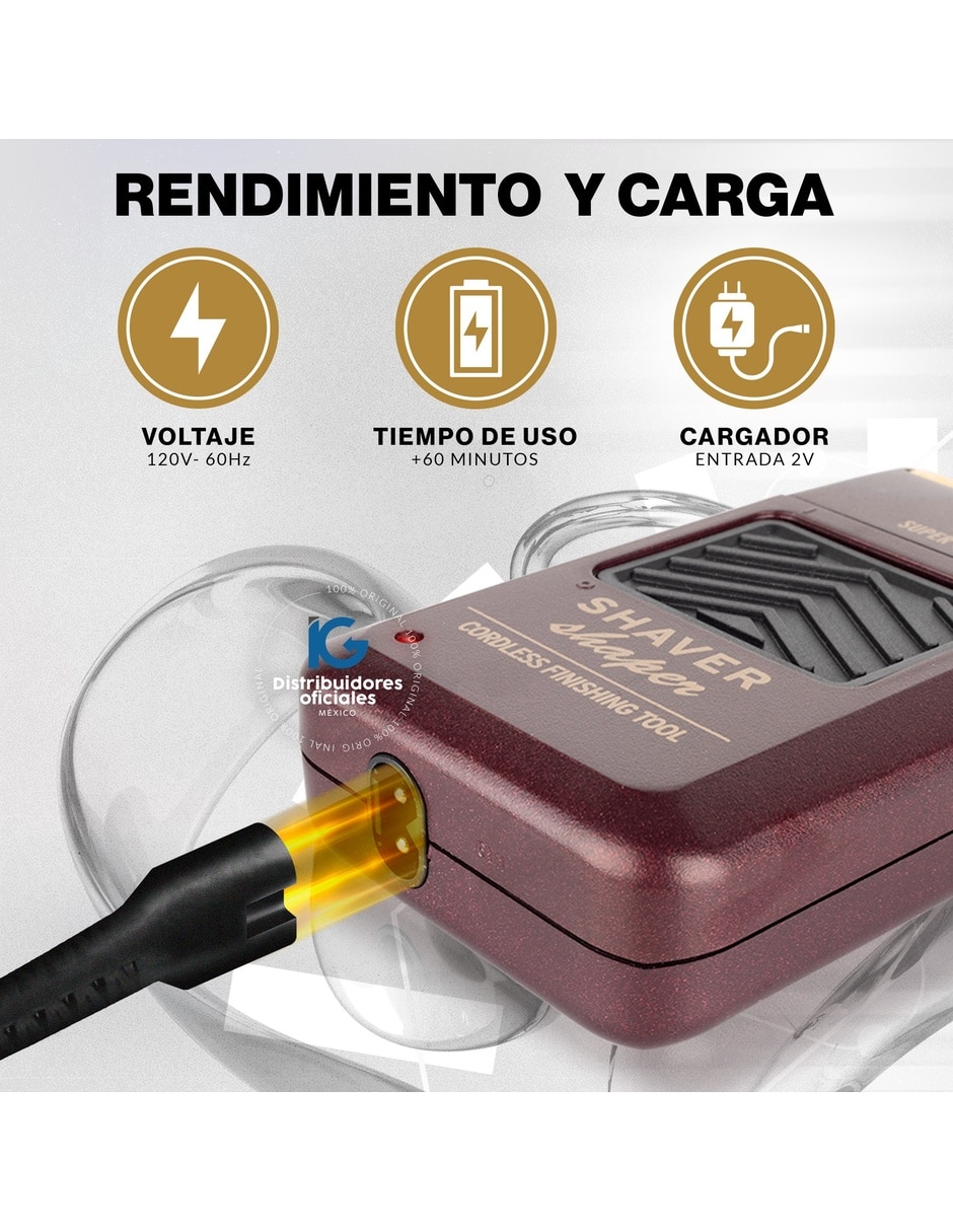 Recortadora para cabello barba y cuerpo Magic Clip Cordless + Shaver Five Star 8