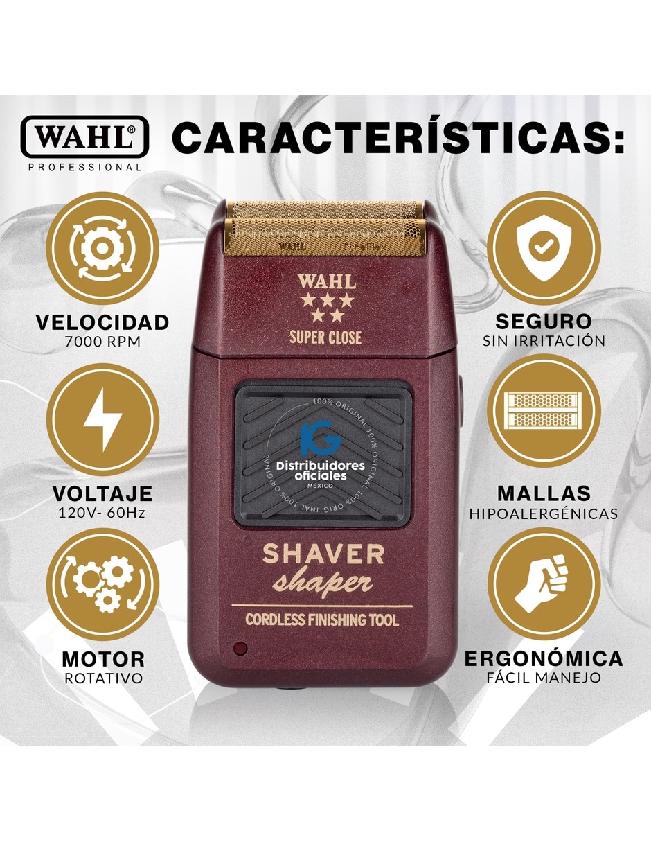Recortadora para cabello barba y cuerpo Magic Clip Cordless + Shaver Five Star 11