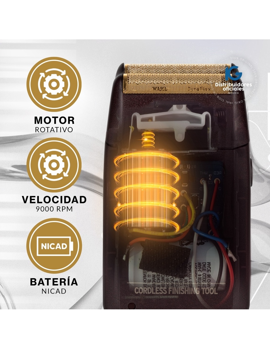 Recortadora para cabello barba y cuerpo Magic Clip Cordless + Shaver Five Star 7