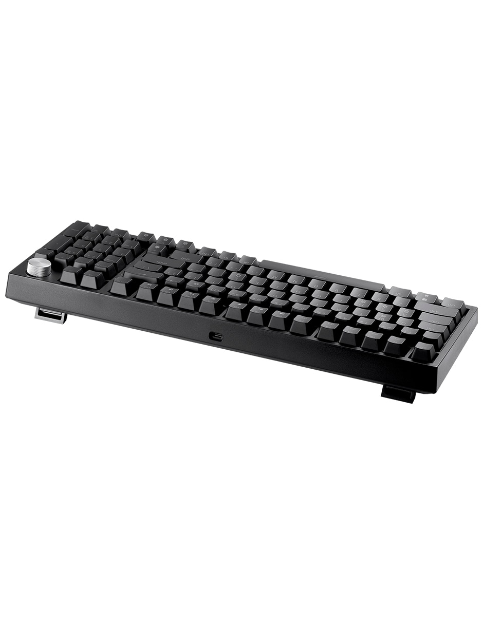 Teclado gamer USB-C QWERT inglés con interruptor Lineal (Red, Black) SORCERER 4