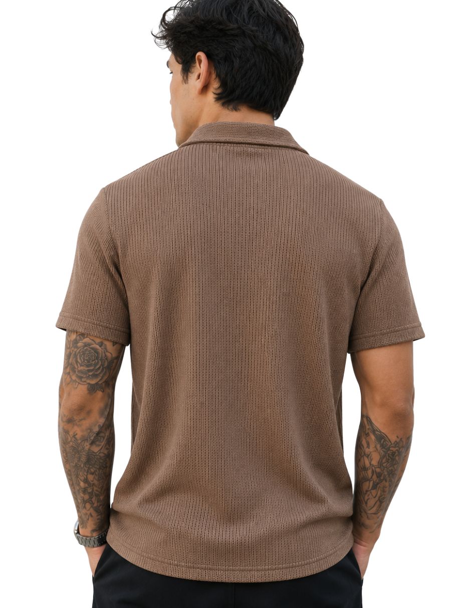 Camisa casual Manga corta para hombre 4