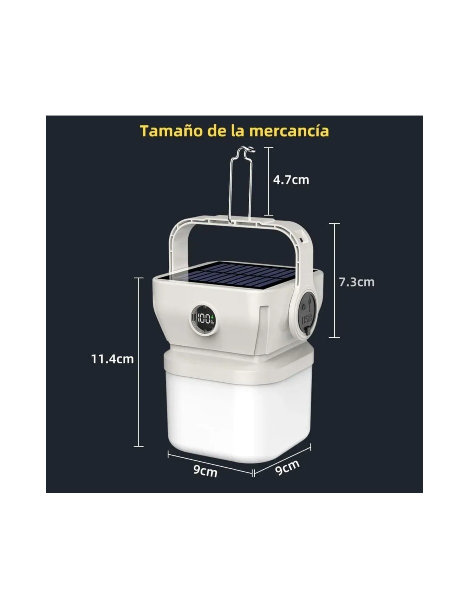 Lámpara solar Genérica cálida
