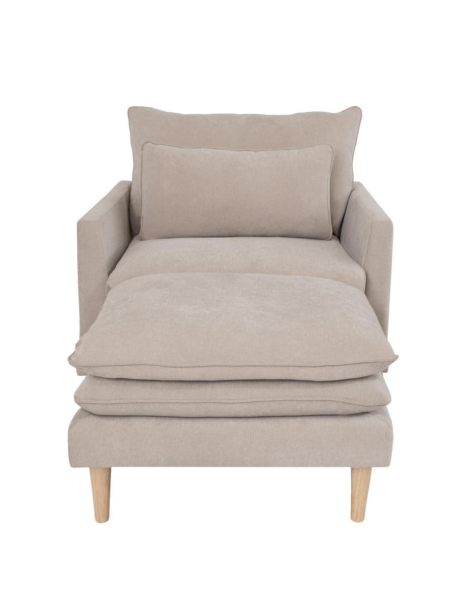 Juego de asiento con taburete Eula Juego de asiento con taburete Eula