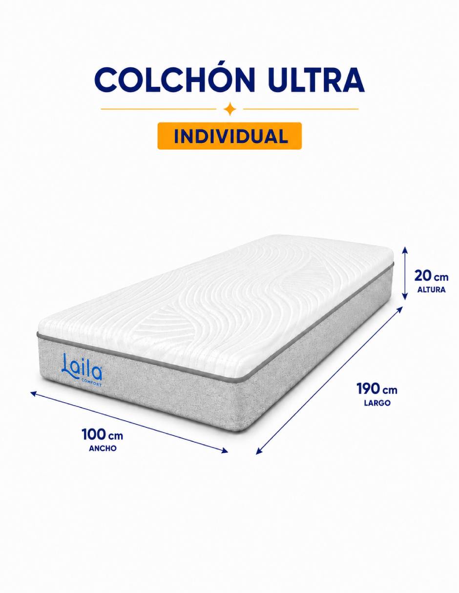Colchón en caja Ultra + Protector 5